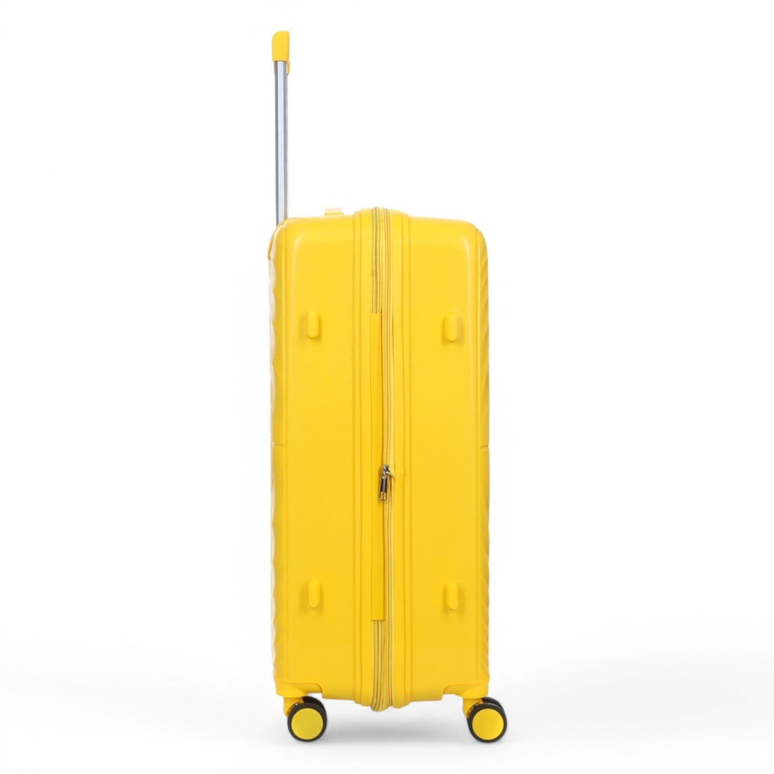 Balranald Large Hard Shell Suitcase in Yellow