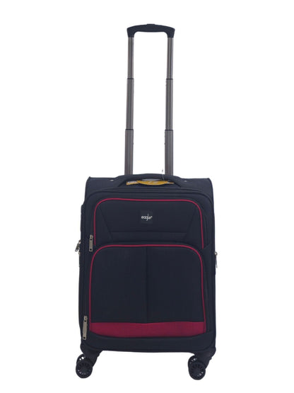 Soft Shell Cabin Suitcase 54 x 38 x 21 cm Lightweight Luggage Suitable for Easyjet, Ryanair