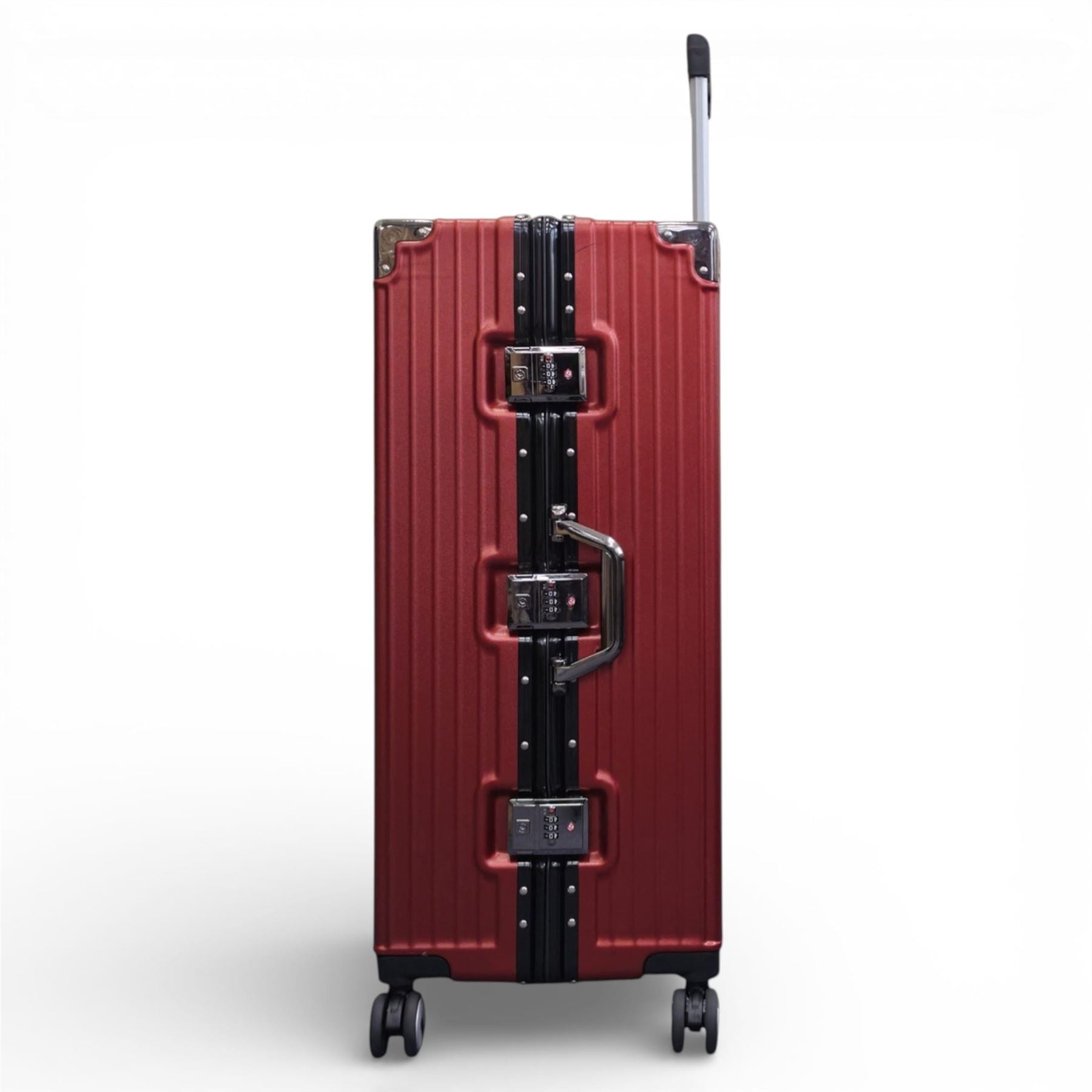 Airdrie Large Hard Shell Suitcase in Red