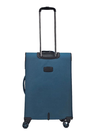 Clayton Medium Soft Shell Suitcase in Teal