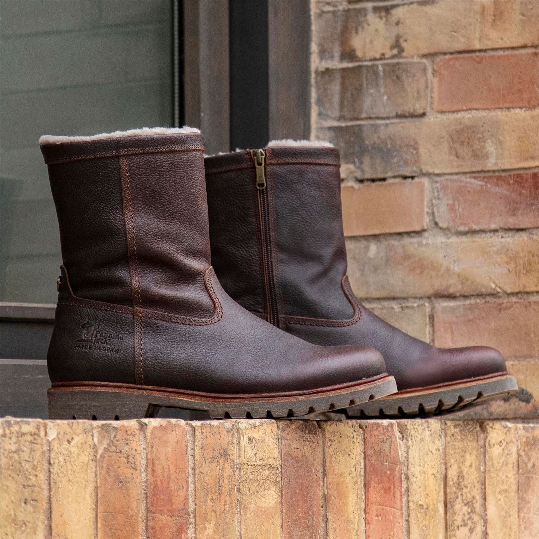 Panama Jacks Men's Fedro C10 Leather Biker Boots – Upperclass Fashions