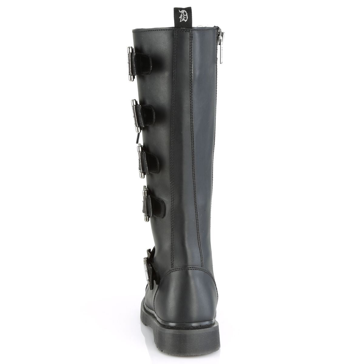 Demonia Bolt 425 Black Vegan Leather Knee High Boots