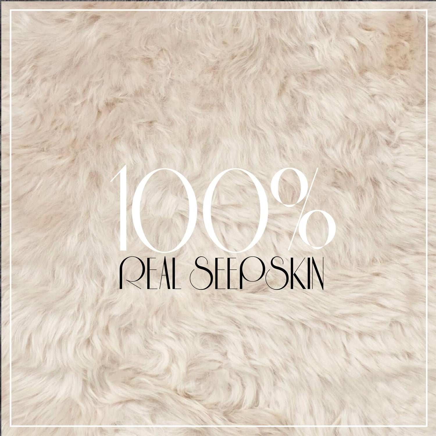 Genuine Sheepskin Natural Silky Soft Fluffy Real Wool Rug