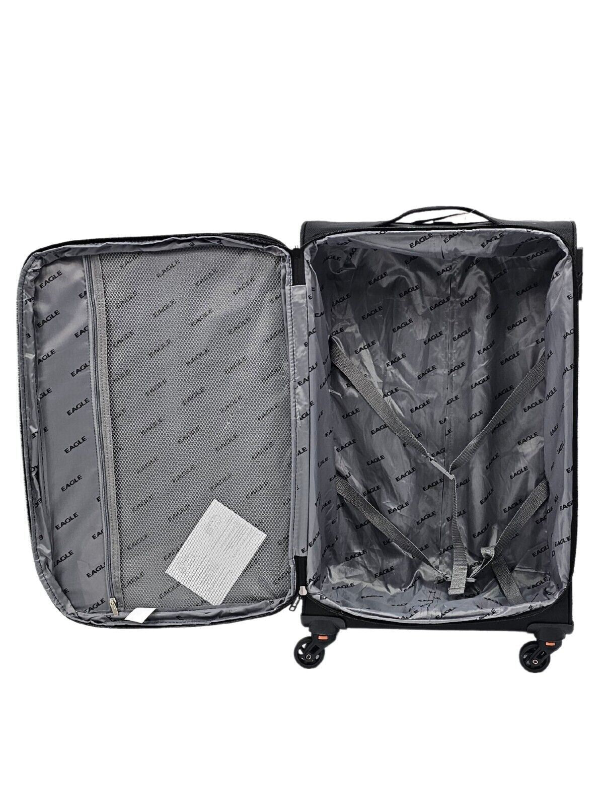 Baileyton Large Soft Shell Suitcase in Black