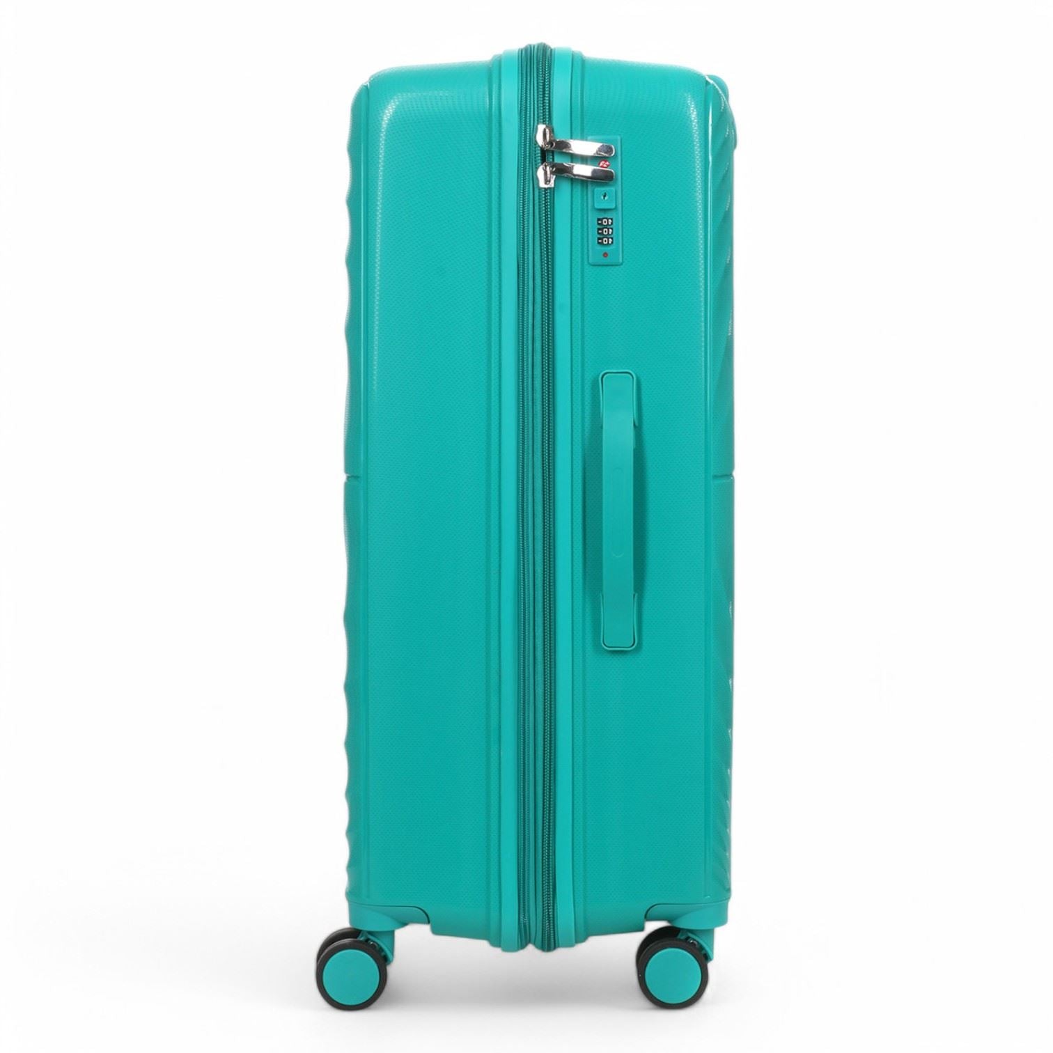 Balranald Large Hard Shell Suitcase in Aqua Blue