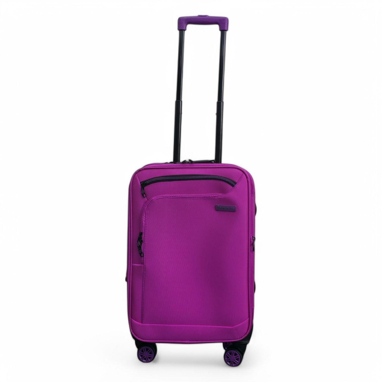 Handha Shell Handa Cabin Soft Shell Suitcase in Pink – Upperclass Fashions