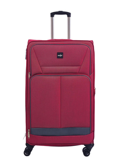 Ashford Large Soft Shell Suitcase in Burgundy