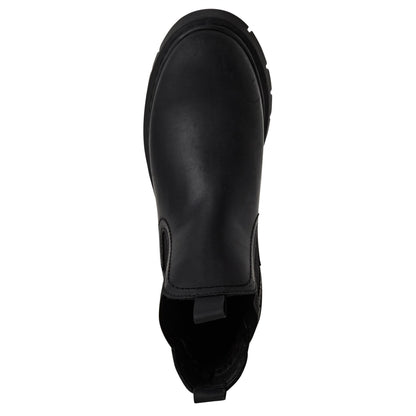 Tamaris Womens Black Leather Classic Chelsea Ankle Boots