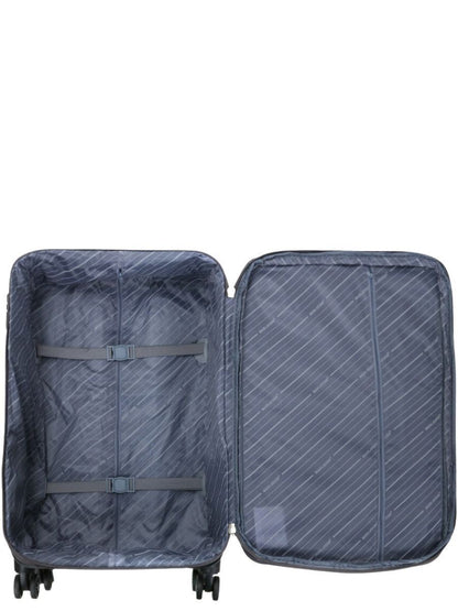 Calera Extra Large Soft Shell Suitcase in Grey