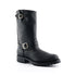 Grinders Mens Black Western Combat Leather Boots- Wild One - Upperclass Fashions 