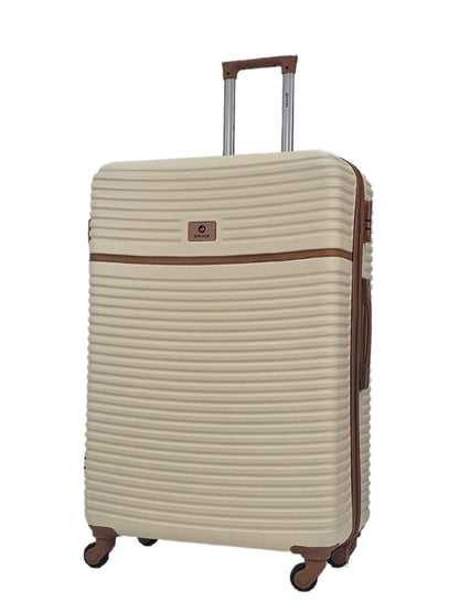Bridgeport Large Hard Shell Suitcase in Cream