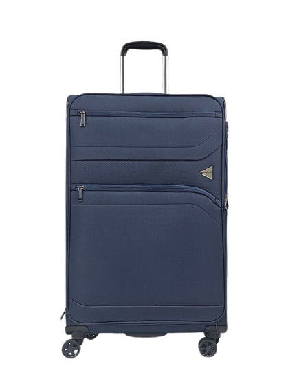 Clayton Large Soft Shell Suitcase in Navy
