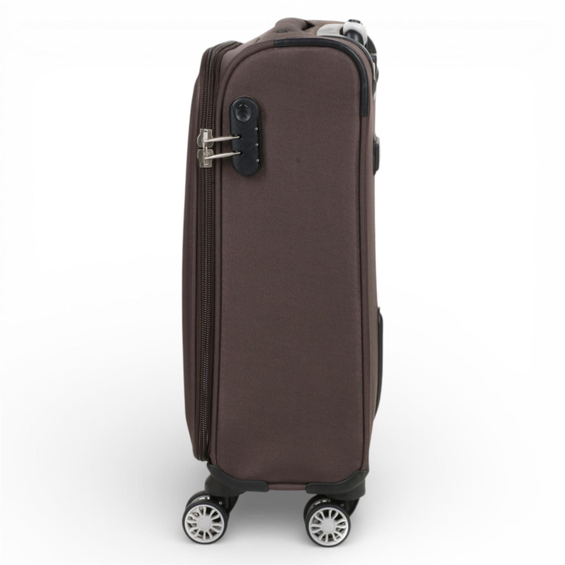 Carrollton Cabin Soft Shell Suitcase in Brown
