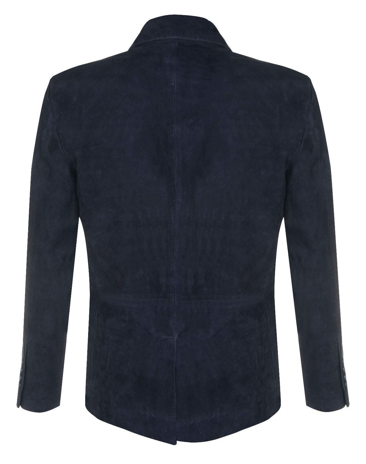 Mens Suede Italian Blazer Jacket-Dorking
