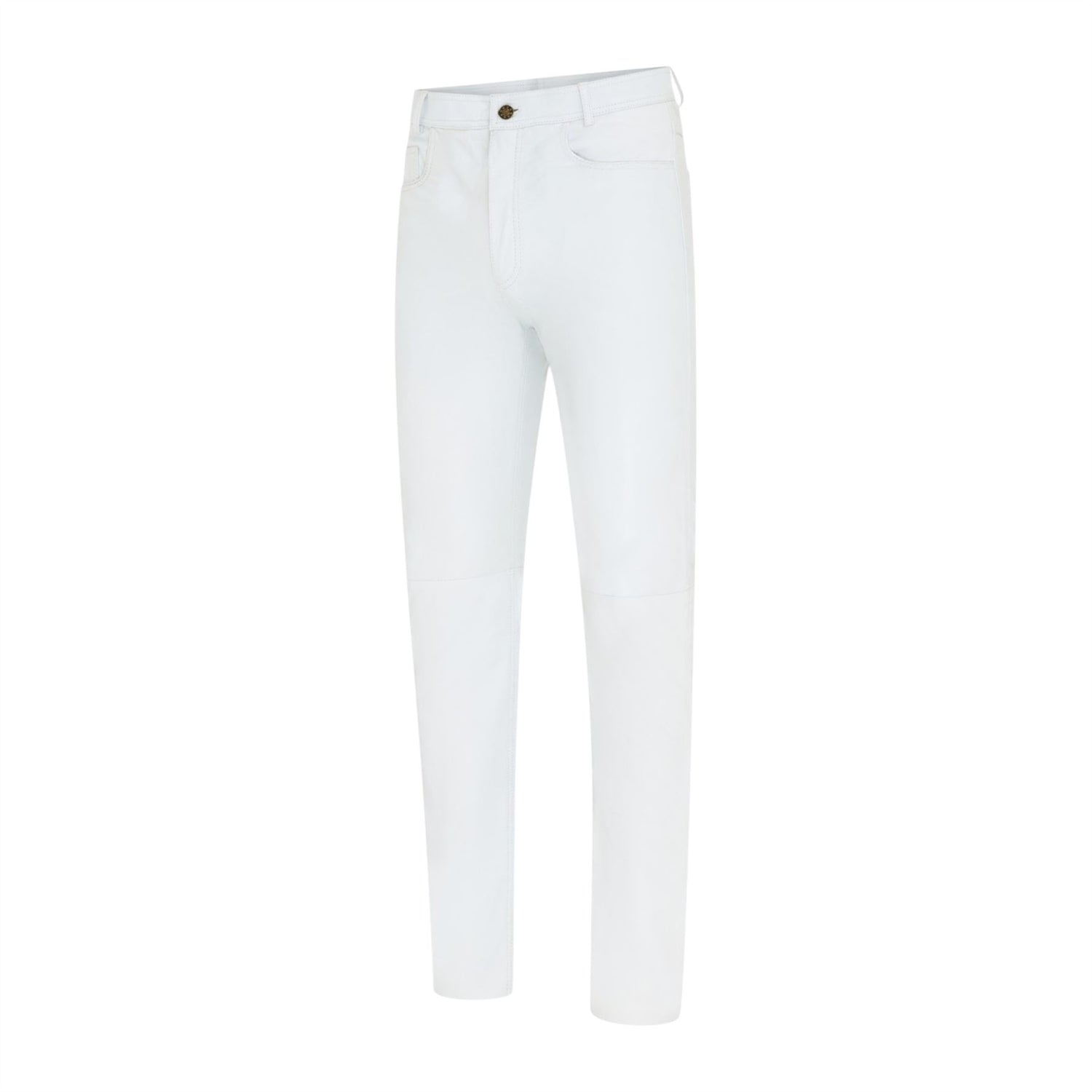 Mens Lamb Leather 501 Biker Jeans - Istanbul