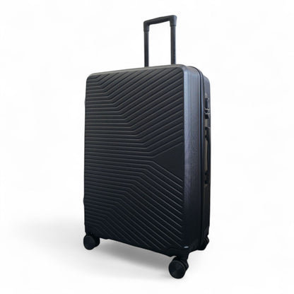 Junee Large Hard Shell Suitcase in Black