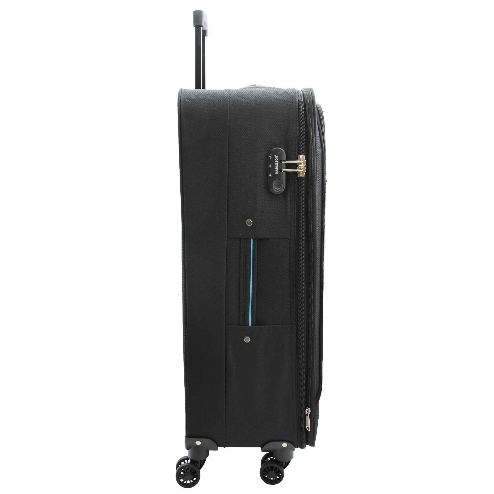Calera Large Soft Shell Suitcase in Black