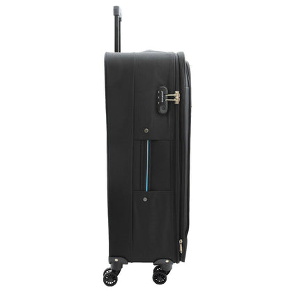 Calera Large Soft Shell Suitcase in Black