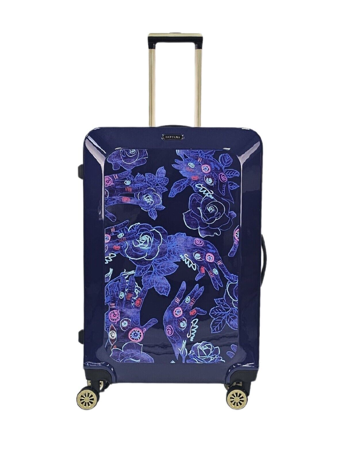 Butler Large Hard Shell Suitcase in Blue