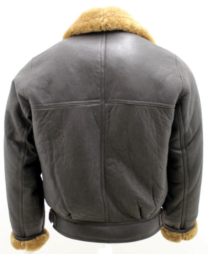 Mens Flying Sheepskin WW2 Bomber Jacket-Haverhill