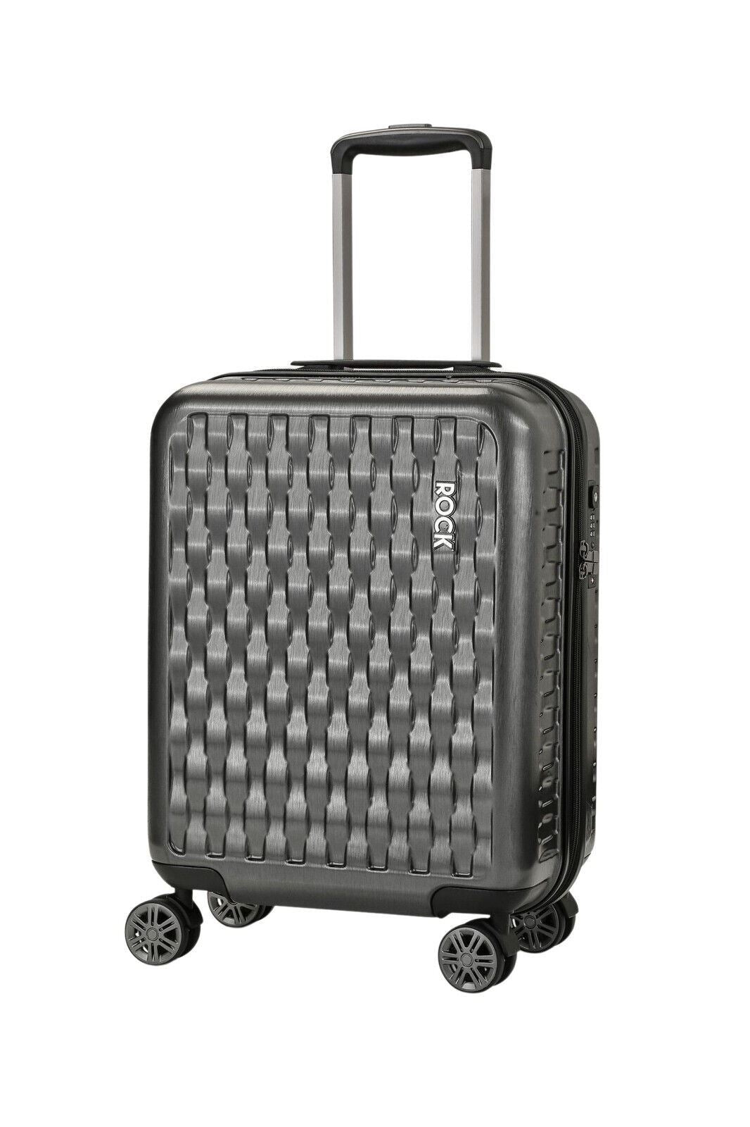 Hard Shell Suitcase 8 Wheel Luggage Trolley Case Holiday Travel Bag