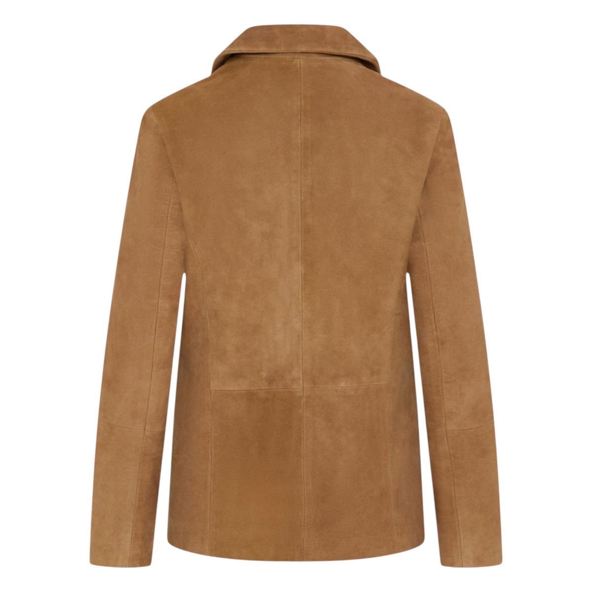 Womens Soft Goat Suede Leather Blazer Jacket-Kolkata