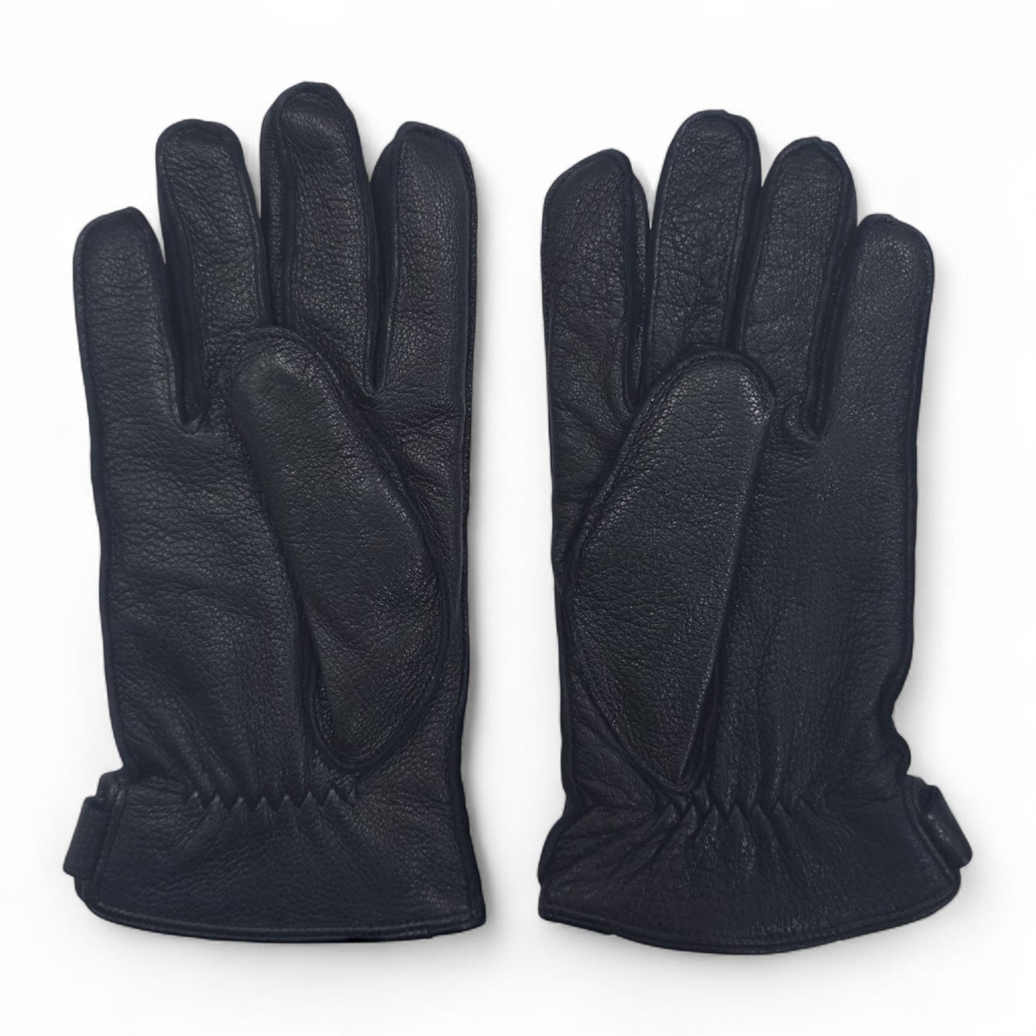 Men’s Italian Leather Warm Wool-Lined Winter Gloves - M-LGV-505