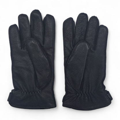 Men’s Italian Leather Warm Wool-Lined Winter Gloves - M-LGV-505