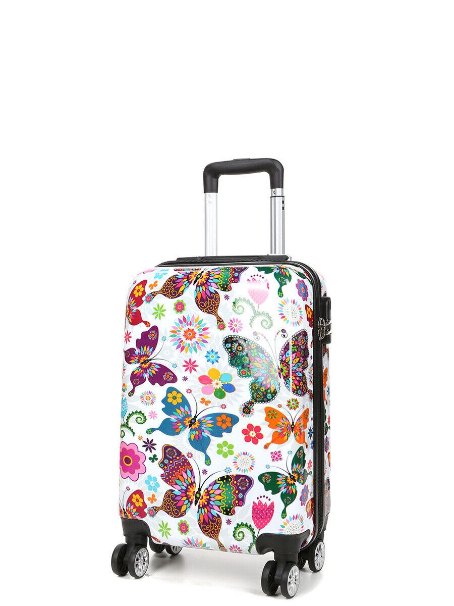 Clanton Cabin Hard Shell Suitcase in Butterfly