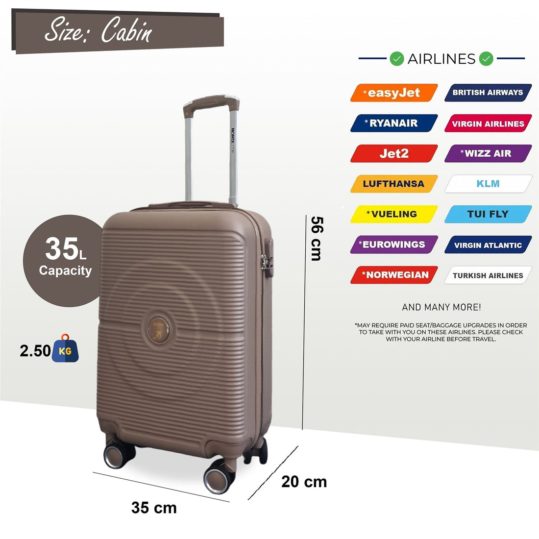 Seto Cabin Hard Shell Suitcase in Gold