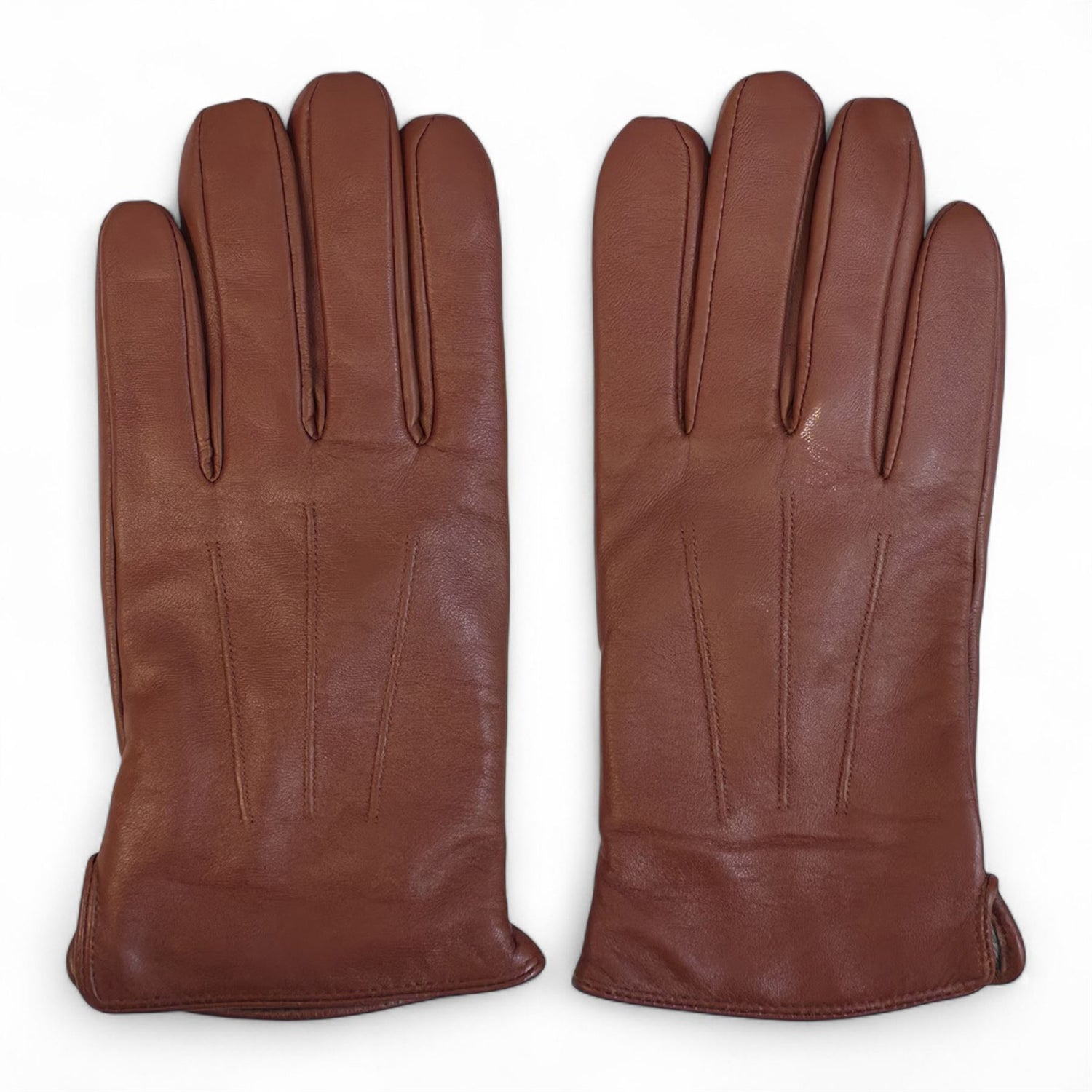 Men’s Italian Leather Warm Wool Lining Winter Gloves - M-LGV-305