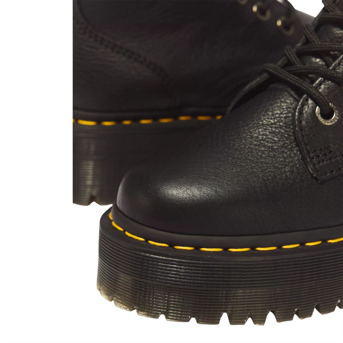 Dr Martens  Jadon III Black Soft Leather Platform Boots -26378001
