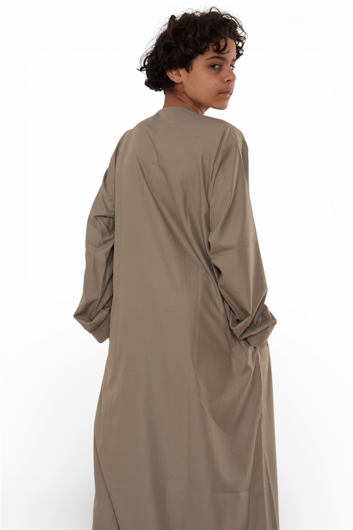 Kids Boys Eid Moroccan Jubba Robe Djellaba Ramadan Eid Thobe - K-HM11