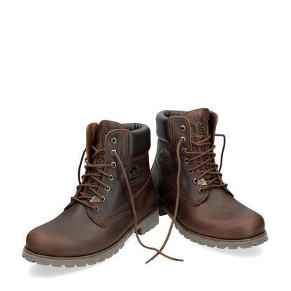 Panama Jack 03 C8 Mens Brown Boots Waterproof Leather Laces Hiking Ankle Chukka