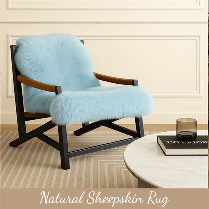 Genuine Sheepskin Natural Silky Soft Fluffy Real Wool Rug
