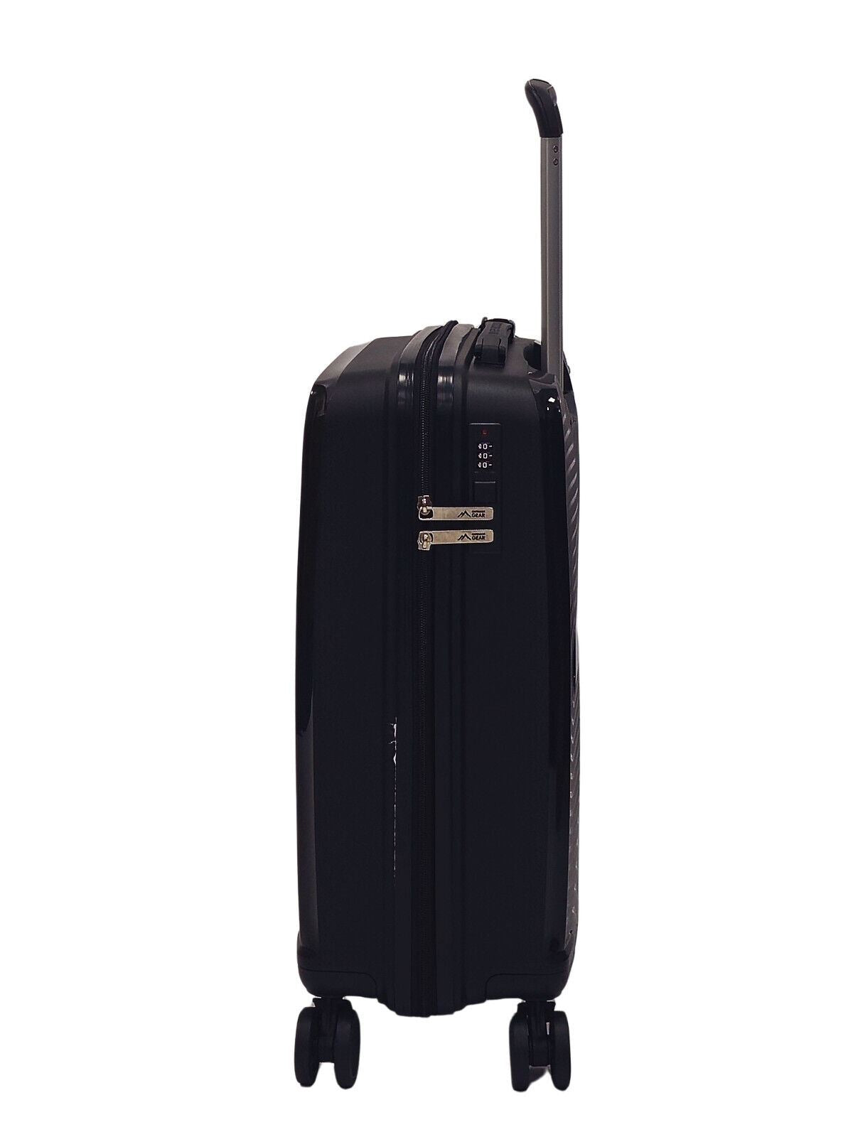 Abbeville Cabin Hard Shell Suitcase in Black
