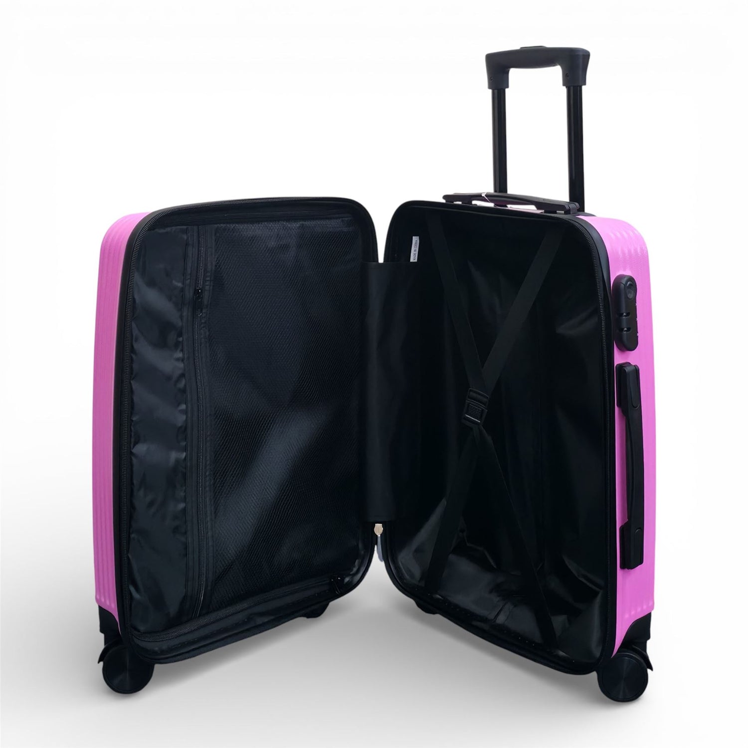 Junee Set of 3 Hard Shell Suitcase in Pink