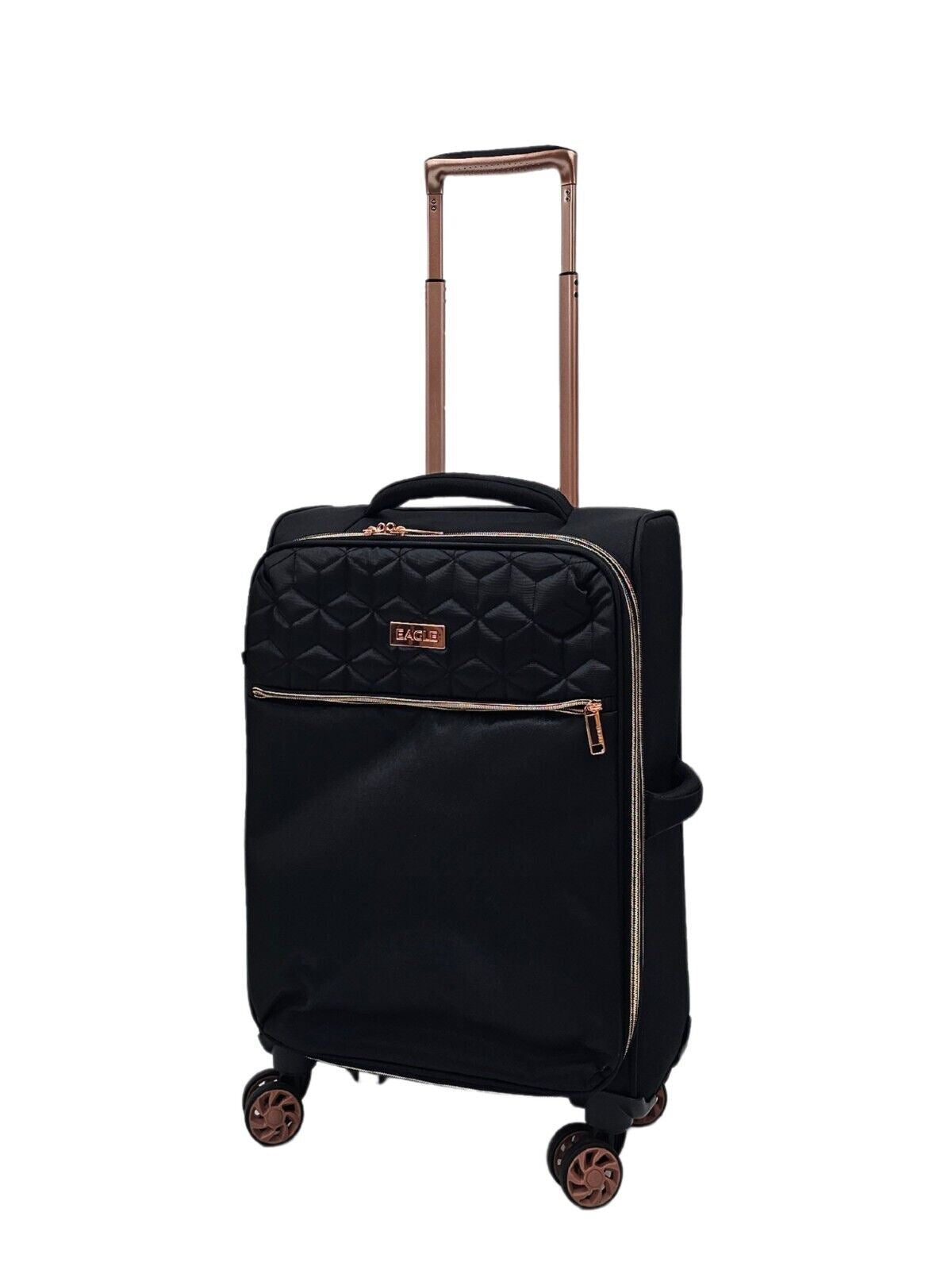 Birmingham Cabin Soft Shell Suitcase in Black