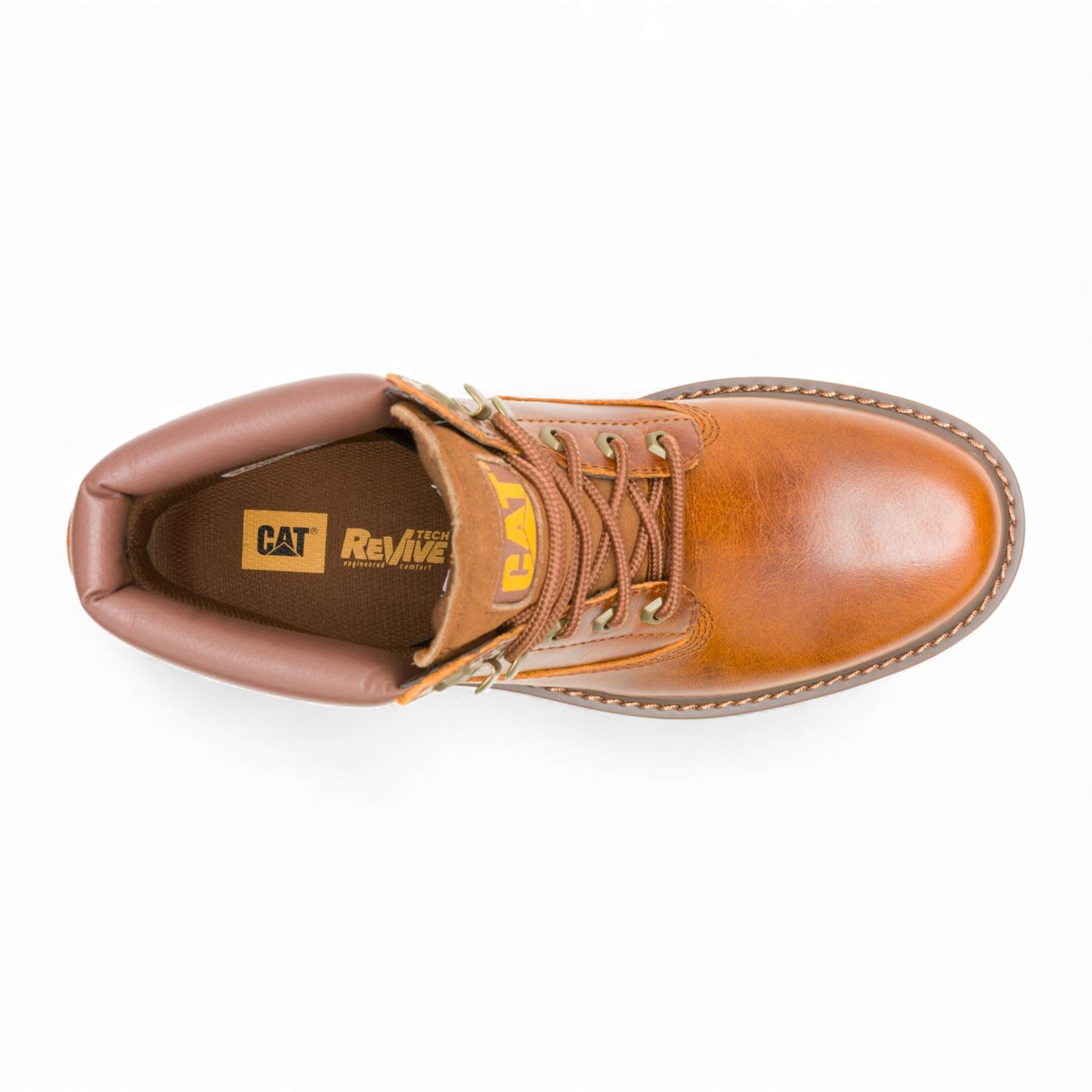 CAT (Caterpillar) Colorado 2.0 Yam Tan Leather Hiking Ankle Boots