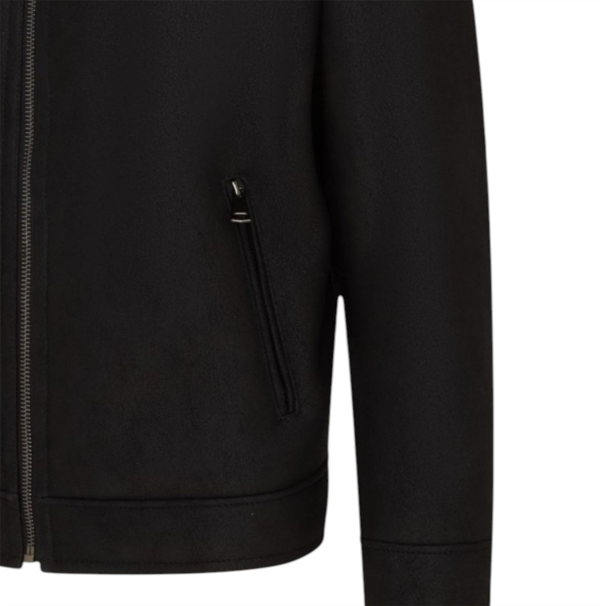 Mens Sheepksin Hooded Shearling Bomber Jacket - Benalla