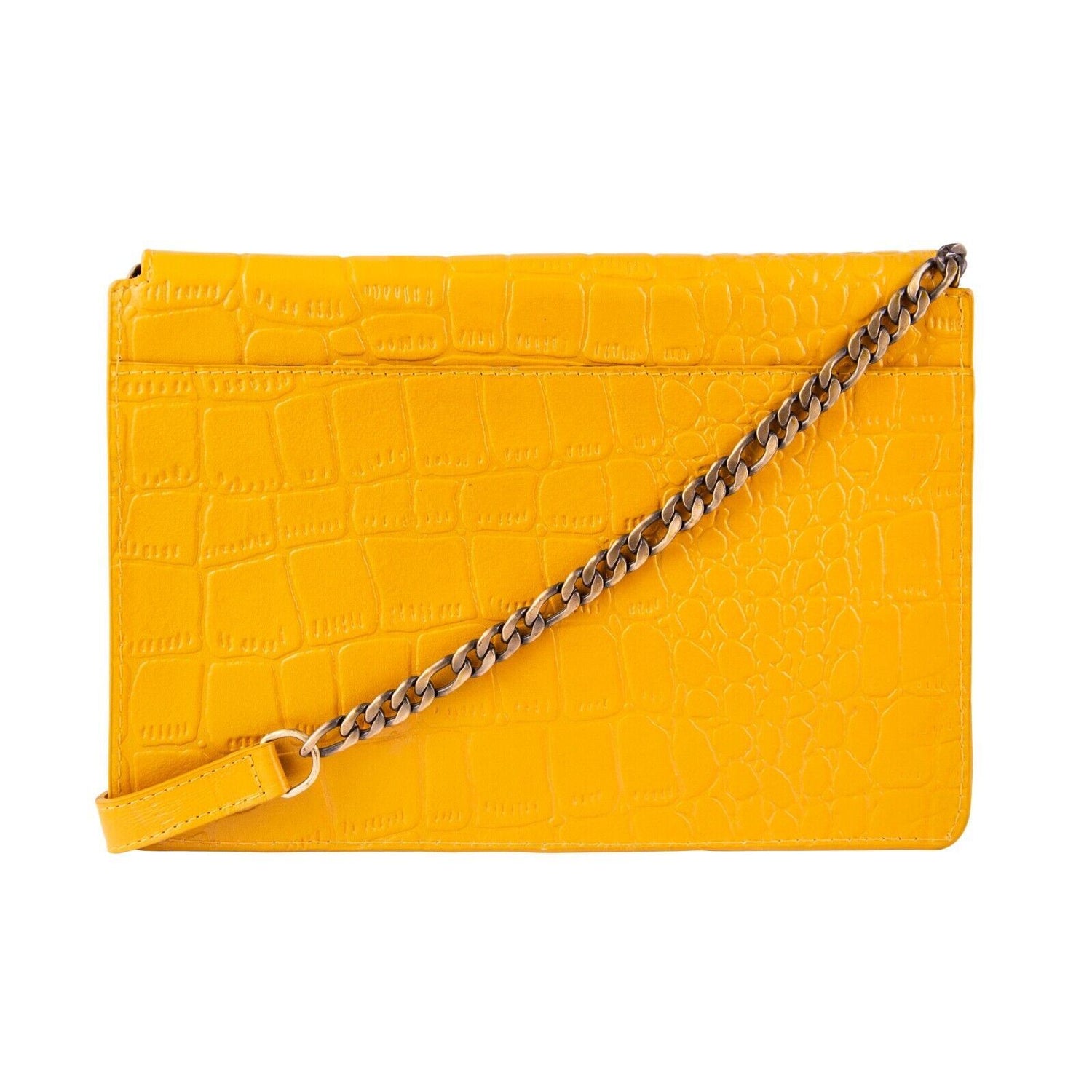 Womens Leather Clutch Cross Body Shoulder Printed Cowhide Bag