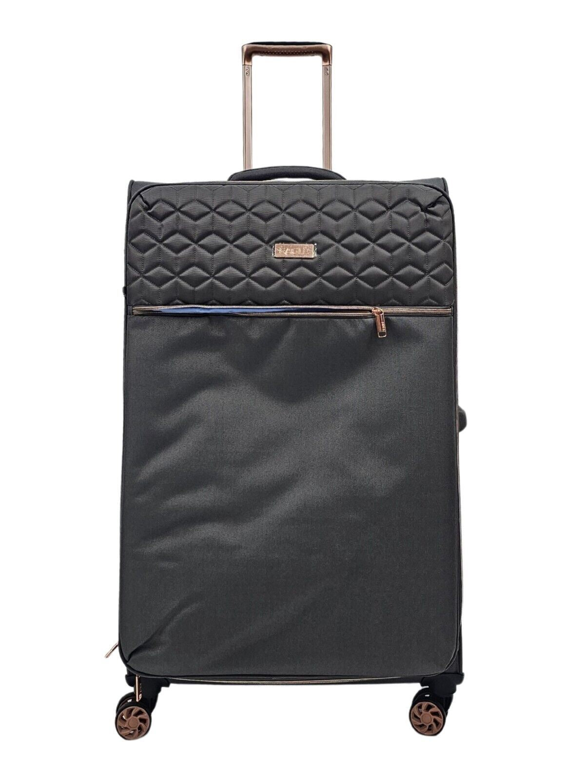 Birmingham Large Soft Shell Suitcase in Grey