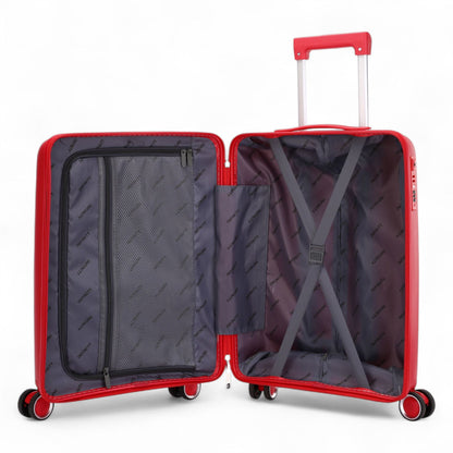 Burnaby Cabin Hard Shell Suitcase in Red