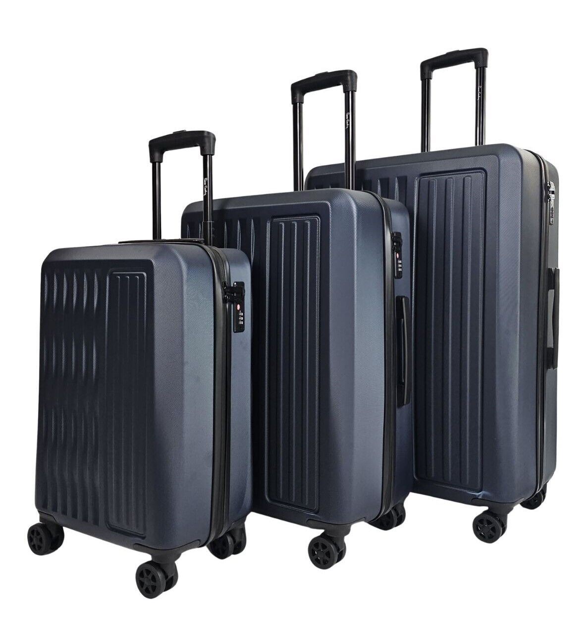 Cullman Set of 3 Hard Shell Suitcase in Navy
