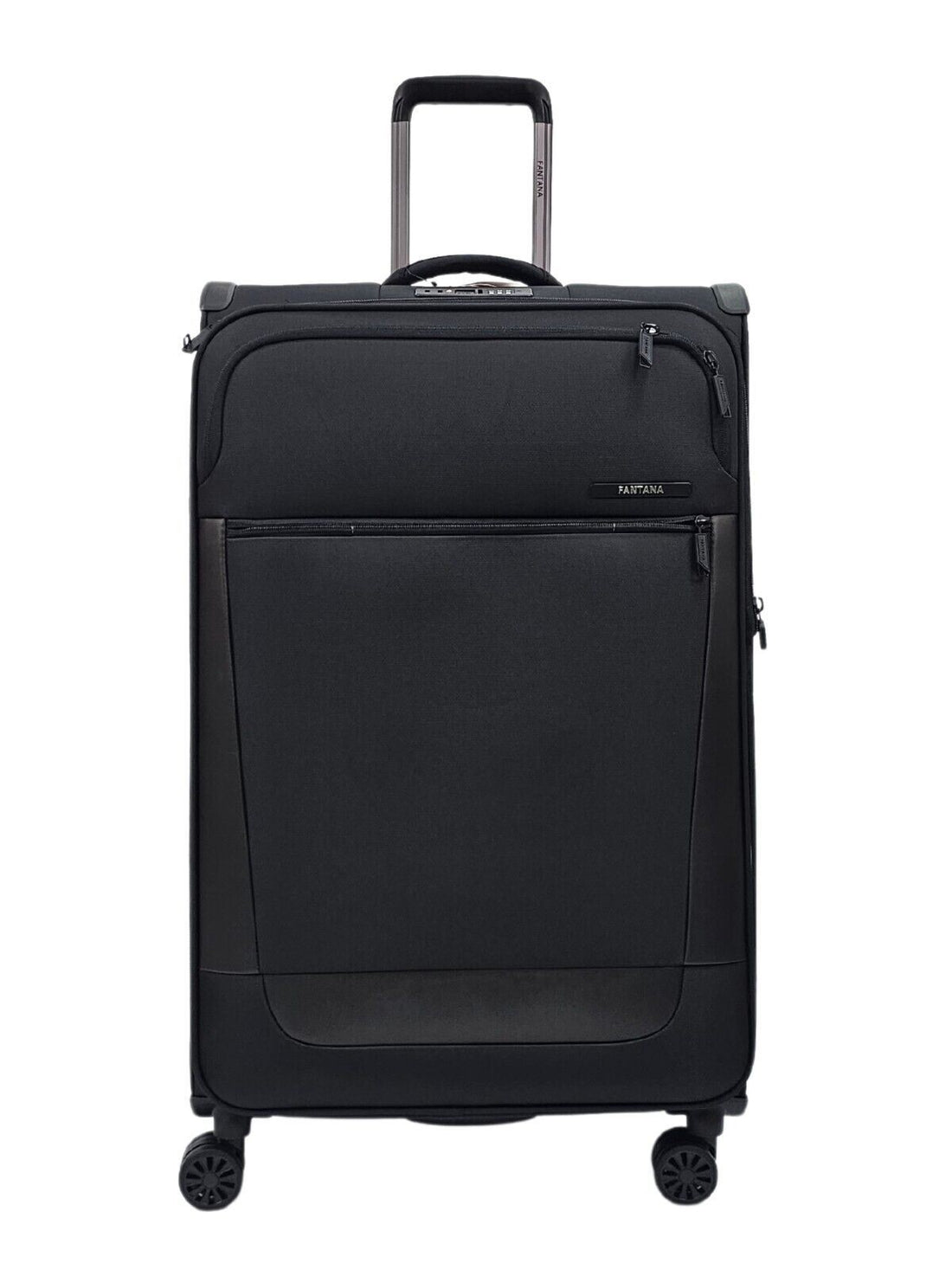 Blountsville Large Soft Shell Suitcase in Black