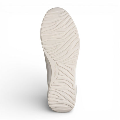 Tamaris Women’s White Gold Platform Trainers Sneaker Zip Lace-Up Running Shoes