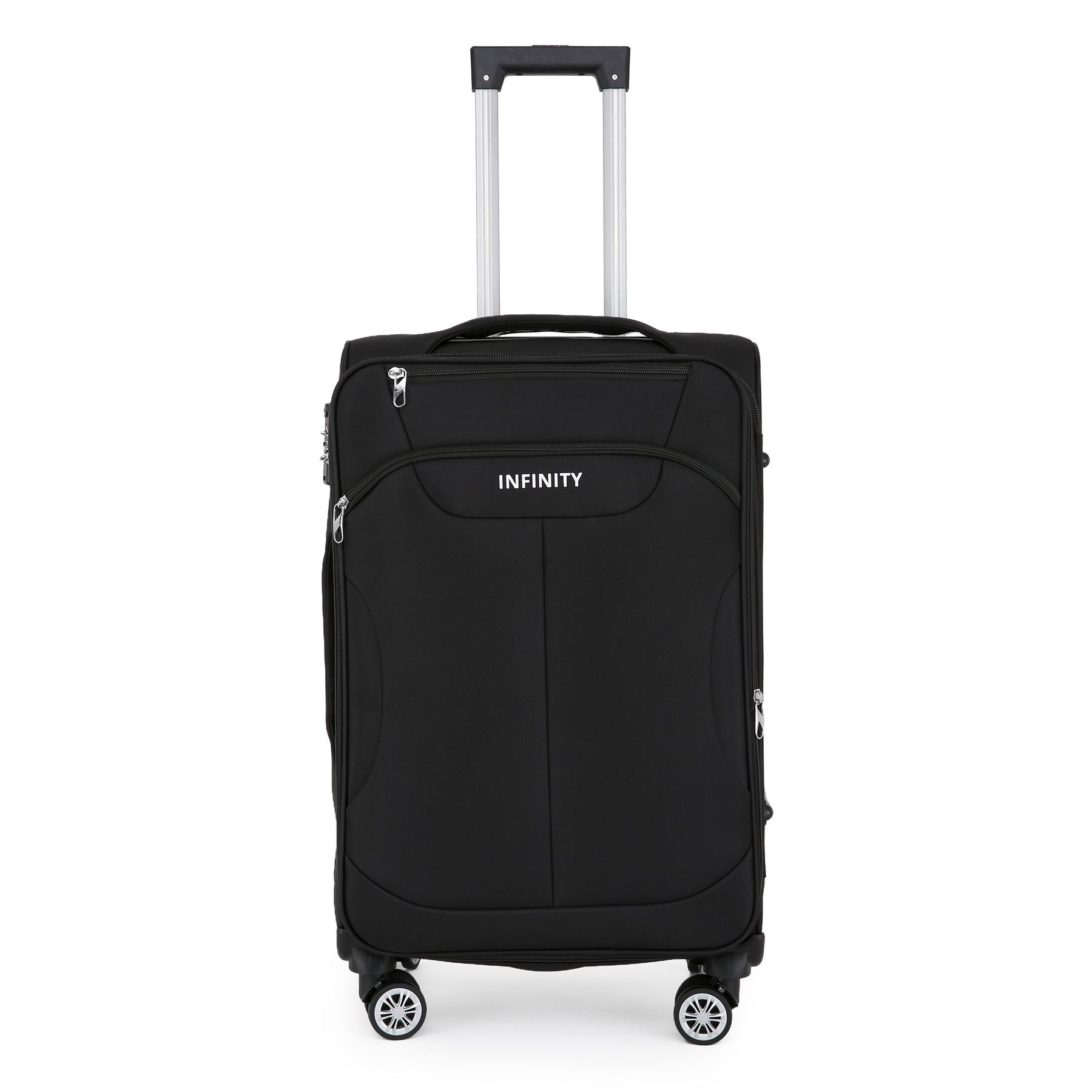 Delta Medium Hard Shell Suitcase in Black