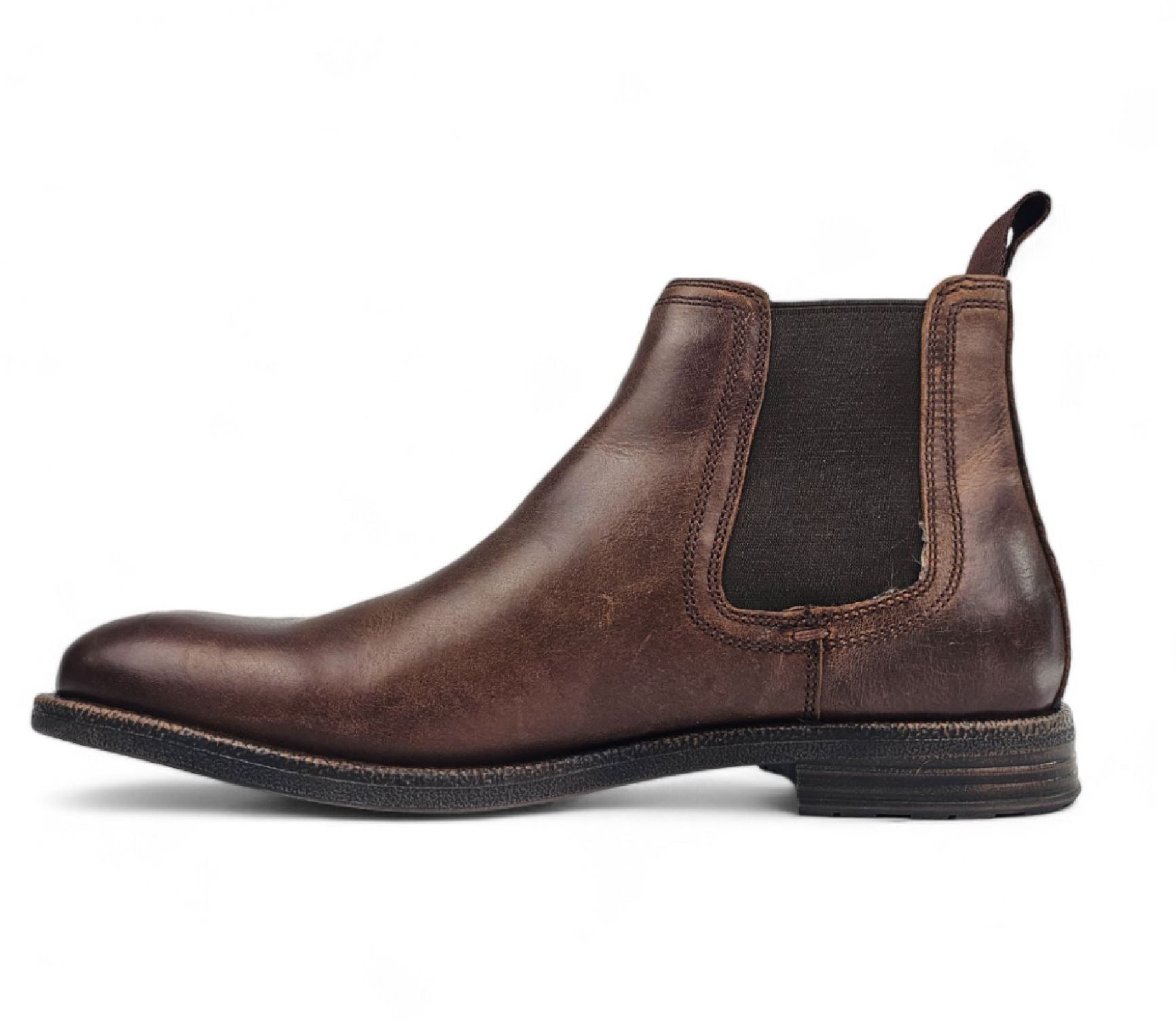 Windsorsmith Brown Leather Chelsea Ankle Boots - Sergio