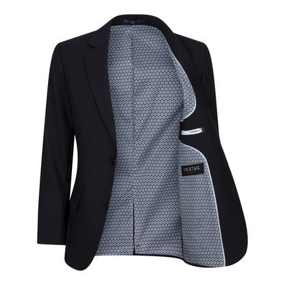 Boys 5 Piece Black Classic Suit