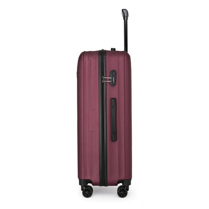 Edmonton Large Hard Shell Suitcase in Burgundy